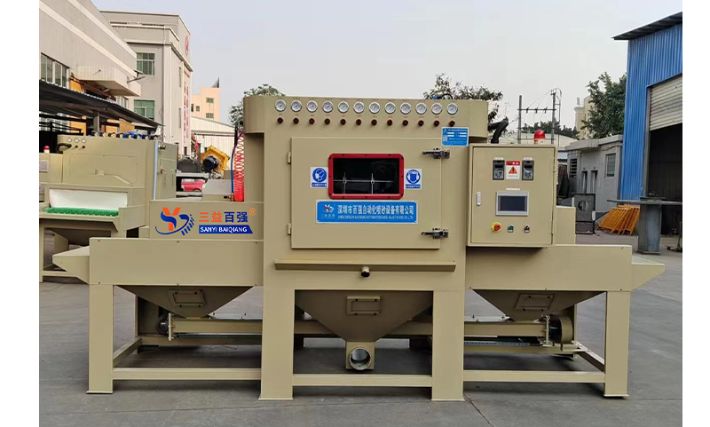 1310-16自动输送式喷砂机